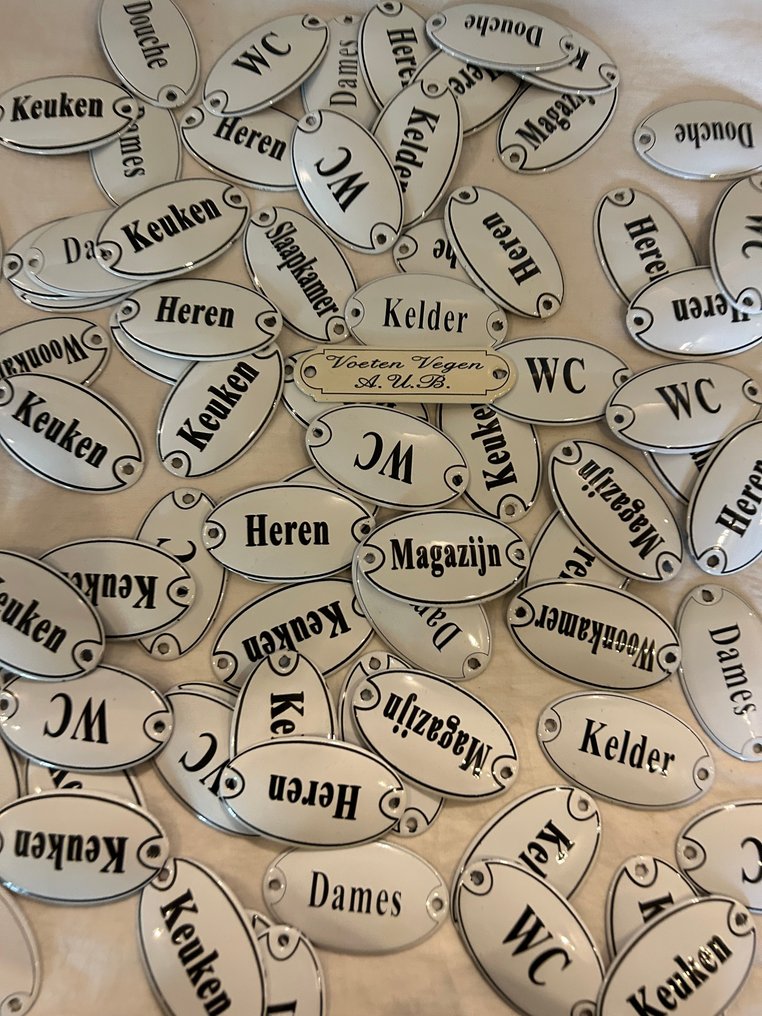 68个搪瓷标牌 - 珐琅标志 (68) - 搪瓷 #3.2