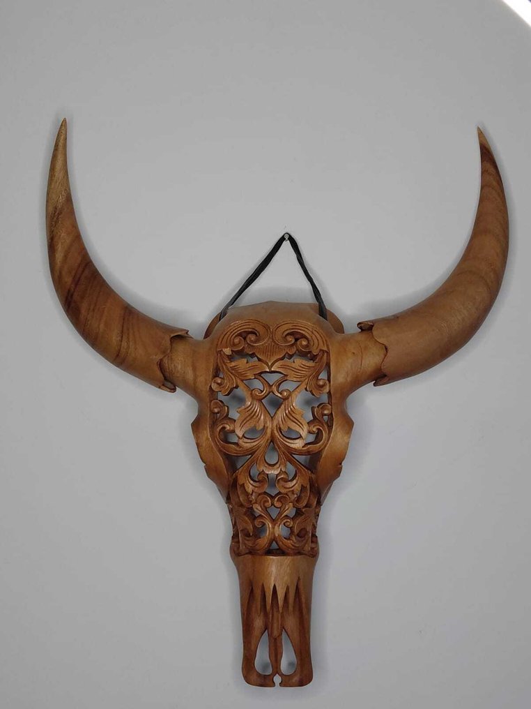 Skull Suar - Escultura - Indonésia  (Sem preço de reserva) #1.0