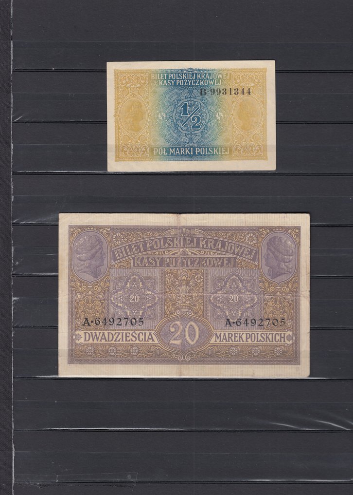 Polen. - 11 Banknotes - Various Dates  (Ingen mindstepris) #2.1