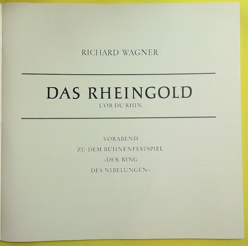 Richard Wagner - Das Rheingold (Karajan 3LP-Box-set) - LP-Box-Set - Stereo - 1968 #4.3