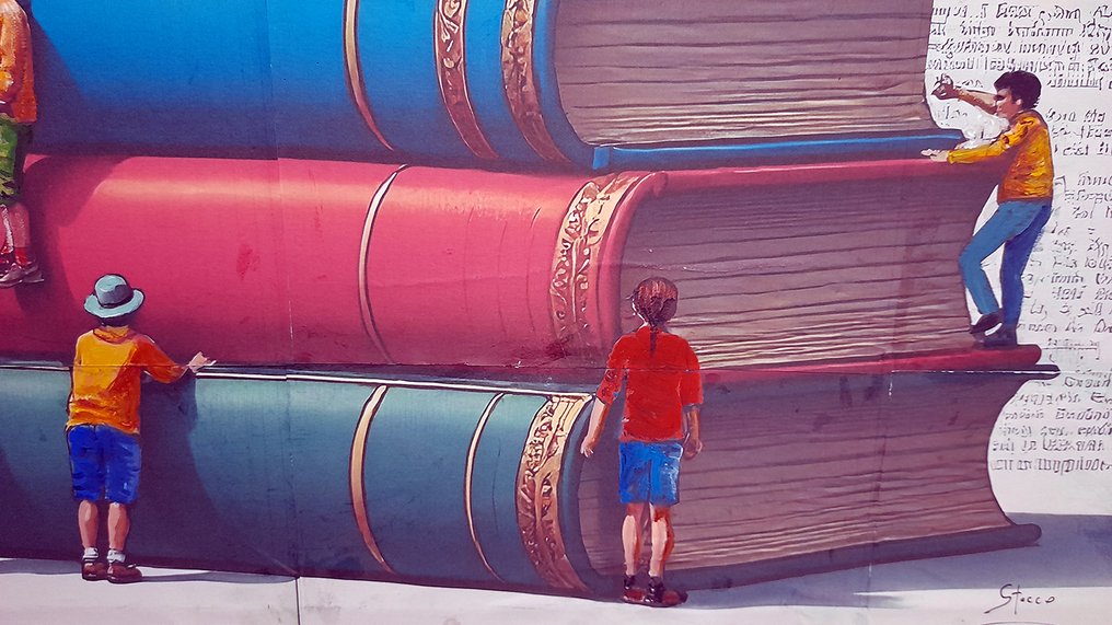 Giorgio Stocco - The climbers 90- opera unica #3.2