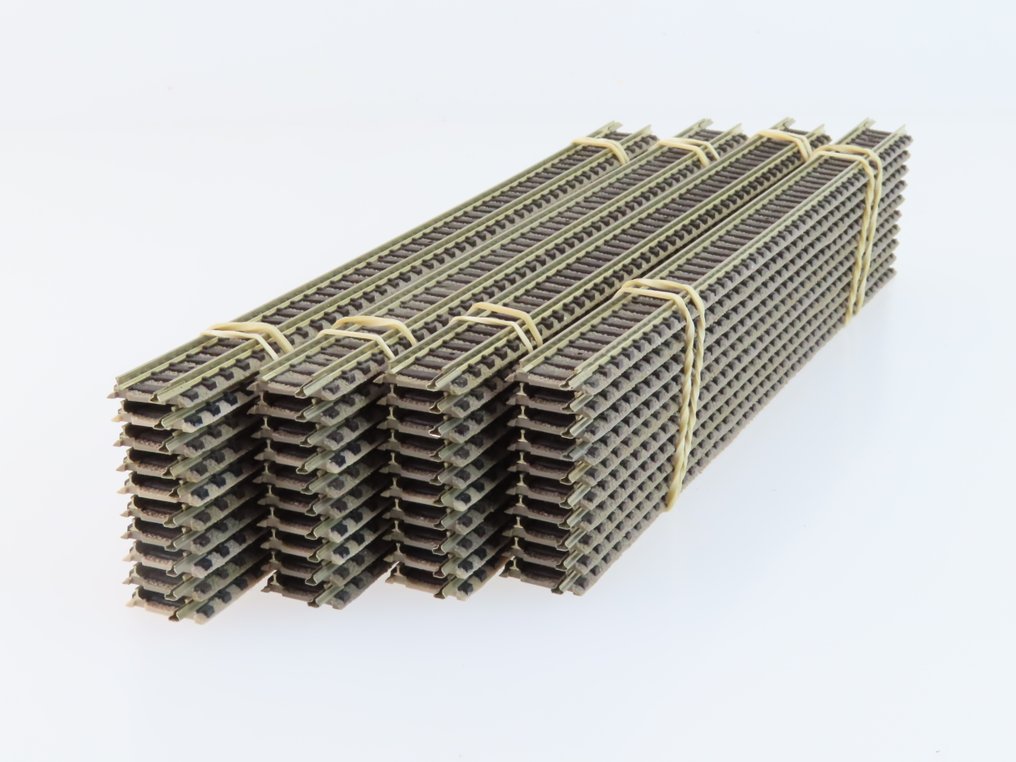 Fleischmann N - 9100 - Binari di modellini di treni (40) - 40x elementi di binario diritti 222mm, Piccolo #4.3