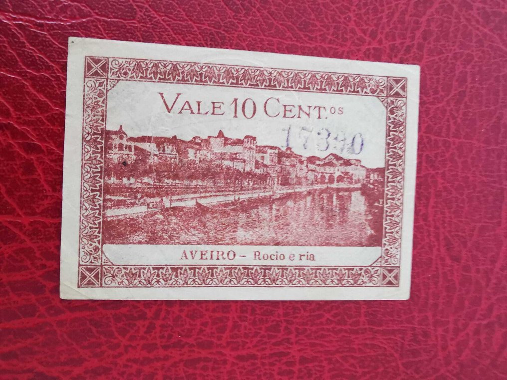 Portugal. - 1, 2, 4, 5 and 10 Cent - 1921 - Aveiro  (Sin precio de reserva) #2.1