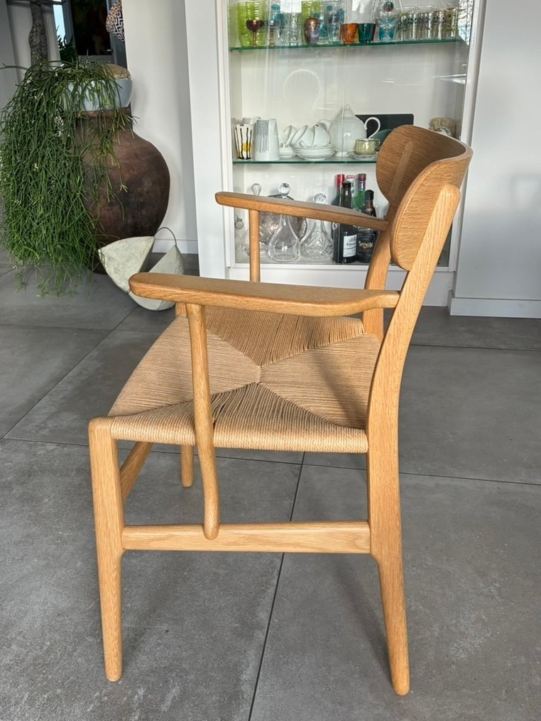 Carl Hansen & Søn - Hans J. Wegner - Esszimmerstuhl - CH26 - Eiche - Kaum benutzt, wie neu #4.3