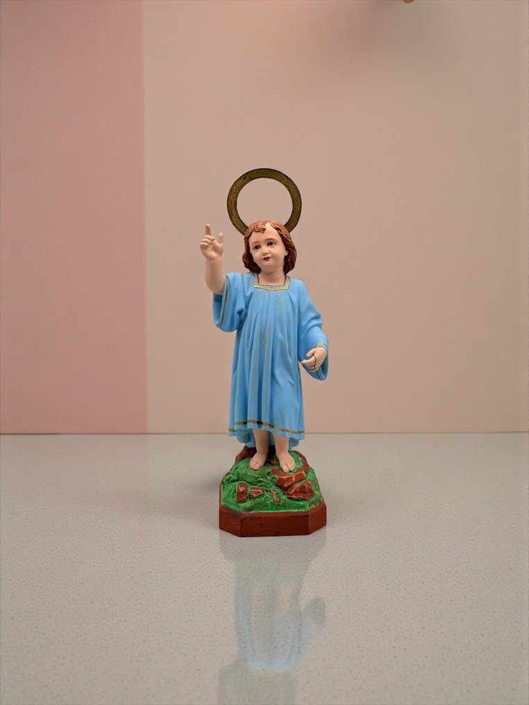 Escuela Olot - Φιγούρα - Niño Jesús - 34 cm - σοβάς, Ξύλο #2.1