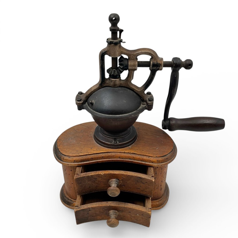 Râșniță de cafea - Lemn, Metal - Măcinător de cafea #1.0