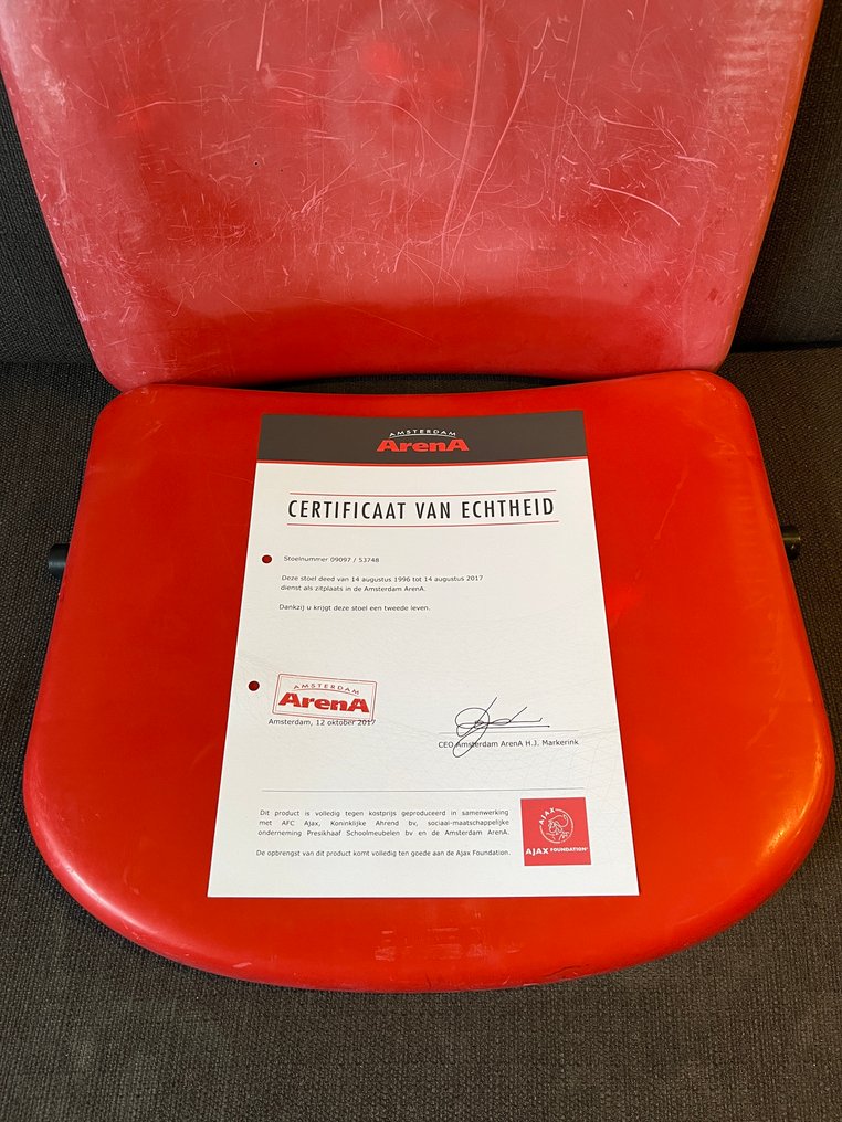 AFC Ajax - 1995 - Posto autentico all'Amsterdam ArenA - n. 252  #1.0