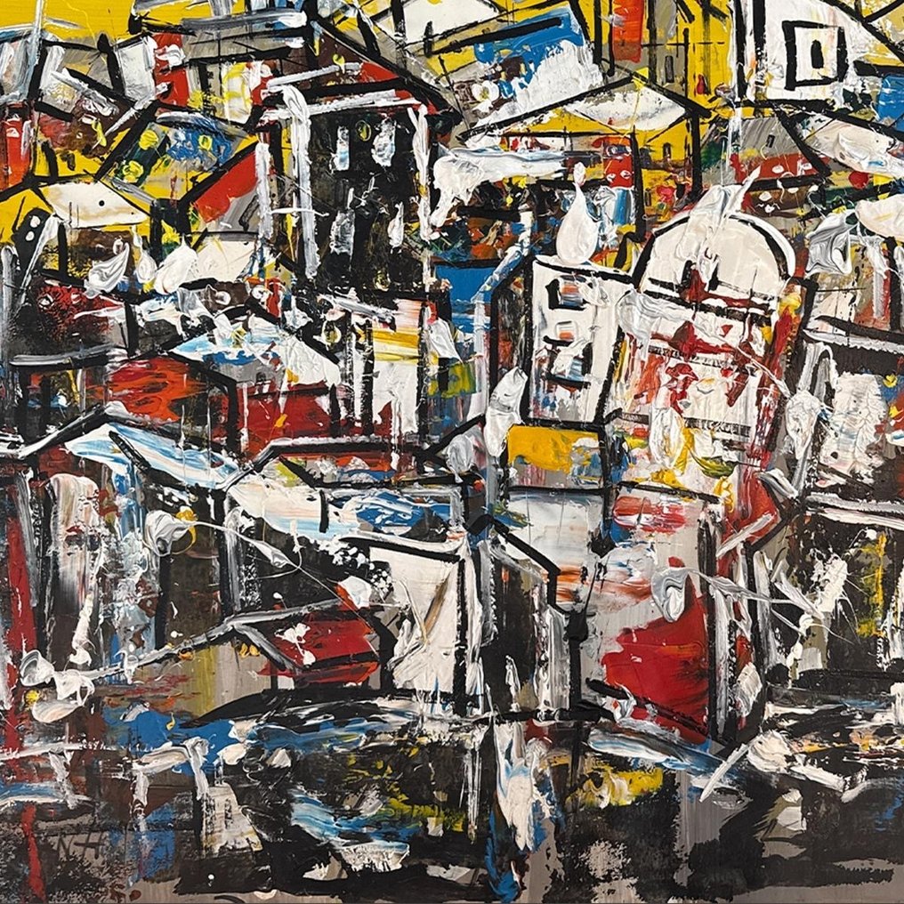 Ngoc Lam - Chuchotements de Hanoï  80 X 100 cm #4.3