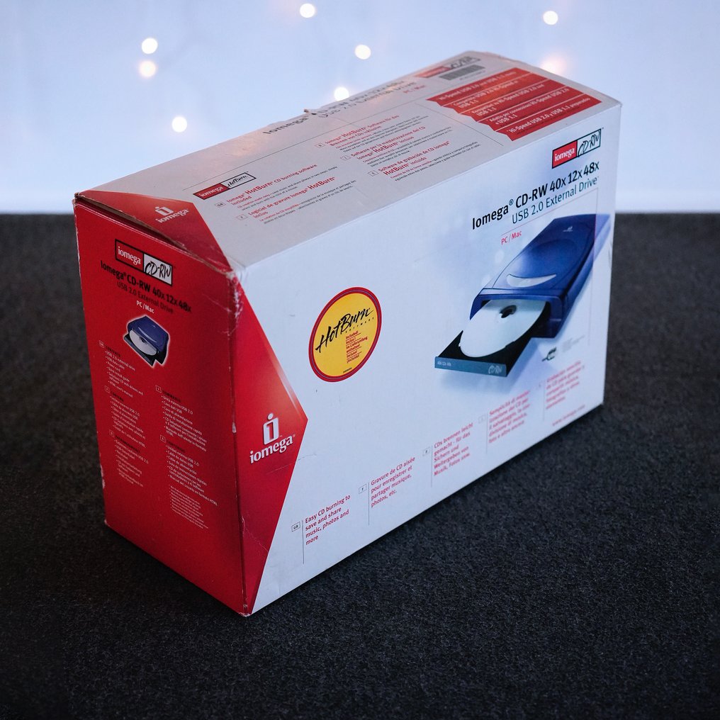 Apple Iomega External CD-RW Drive (PC & Mac) – Complete Set - Computer - Nella scatola originale #1.0