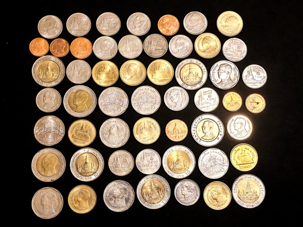 Ταϊλάνδη. Collection of 50+ Coins  (χωρίς τιμή ασφαλείας) #1.0