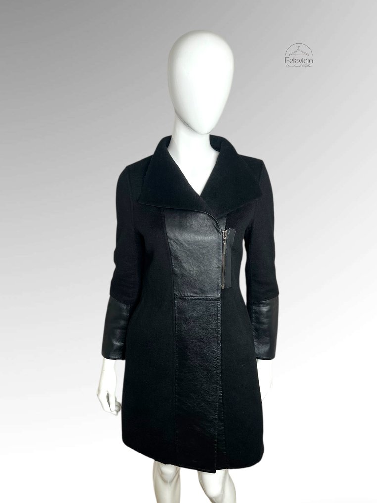 Max Mara Studio Wool & Leather Coat - No Reserve Price - Παλτό #1.0