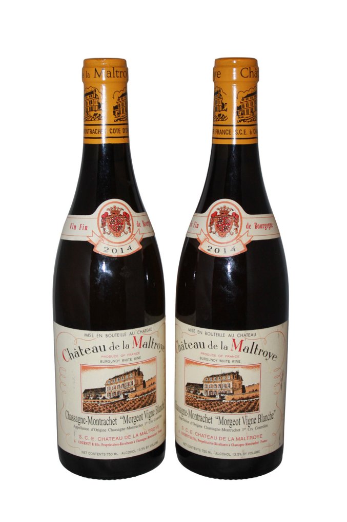 2014 Château de la Maltroye "Morgeot Vigne Blanche" - Chassagne-Montrachet 1er Cru - 2 Pullot (0.7 L) #1.0