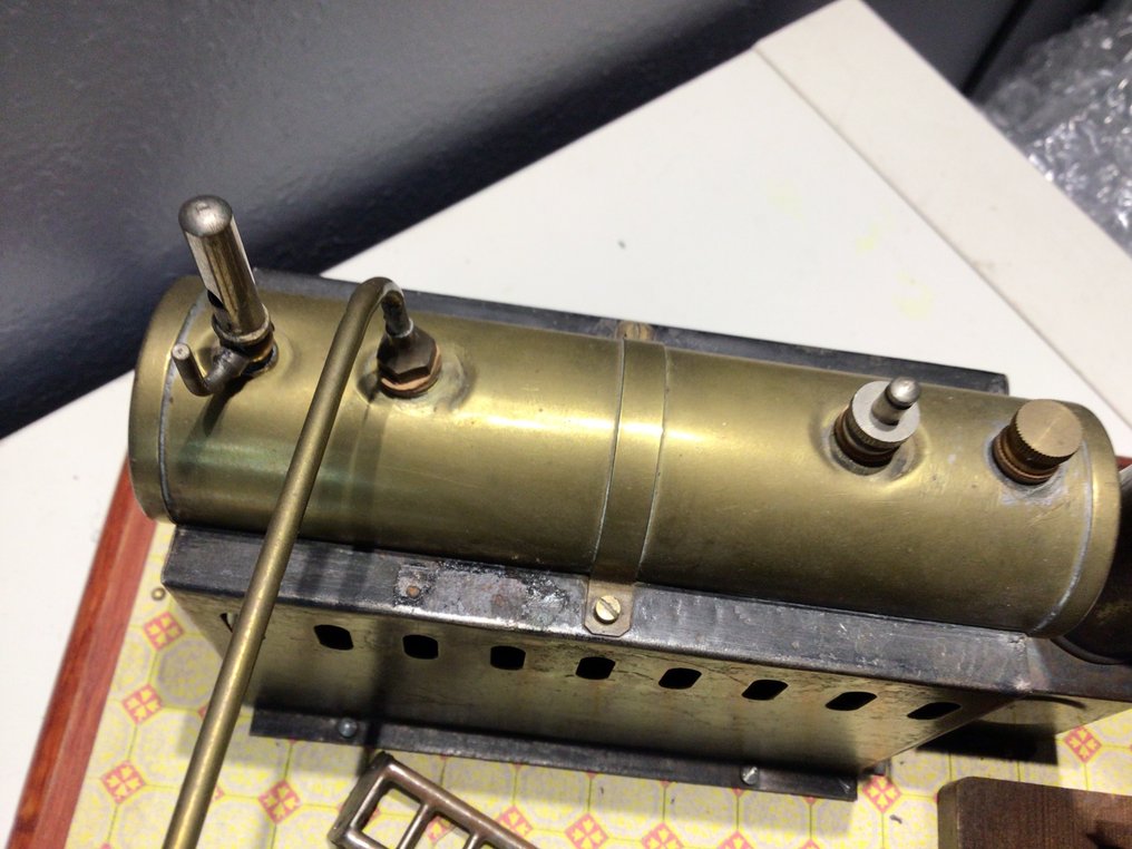 Gebrüder Bing Or Similar - Bliklegetøj - Stationary Steam Engine #4.3