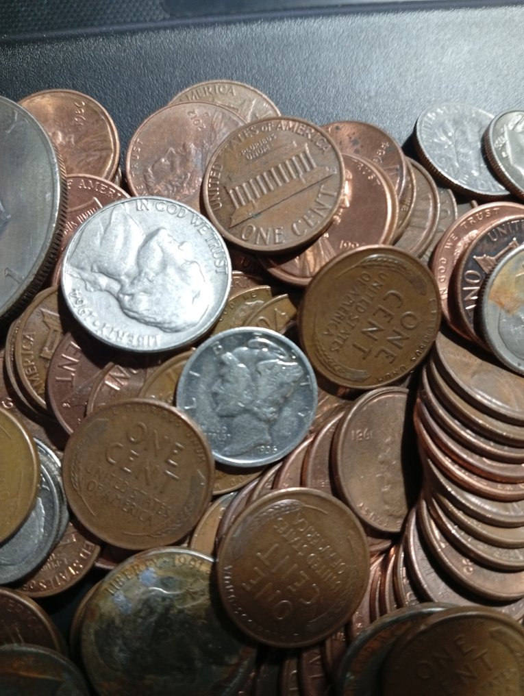 美国. Lotto 130 monete miste - anni vari  (没有保留价) #1.0