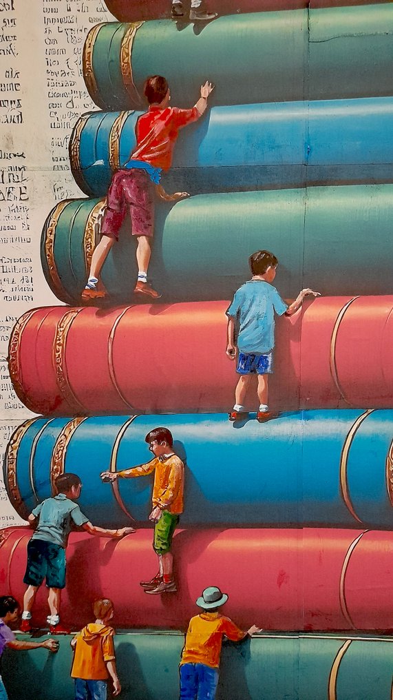 Giorgio Stocco - The climbers 90- opera unica #4.3