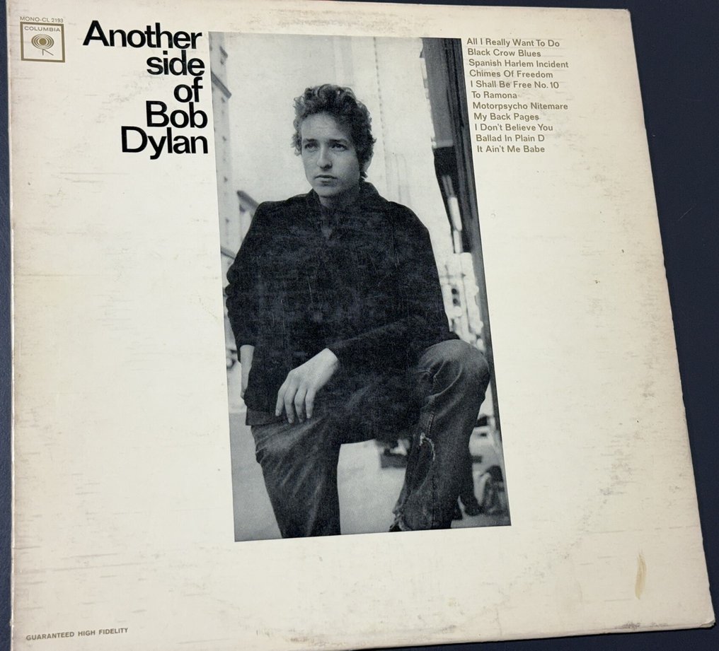 Bob Dylan - Another Side Of Bob Dylan (1st US Mono Santa Maria Pressing) - LP - 1964 #1.0