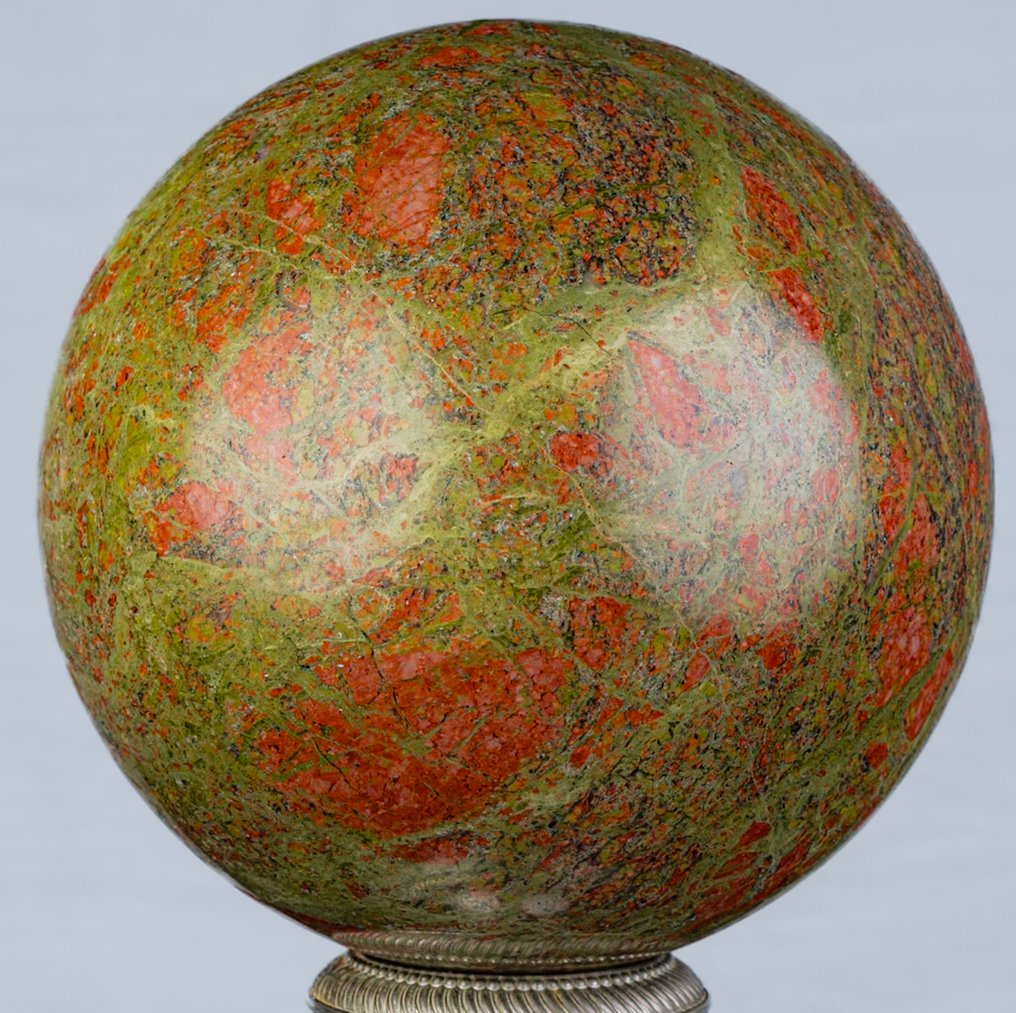 unakiet 优质乌纳石球 - 高度: 13.9 cm - 宽度: 13.9 cm- 4369 g #3.2