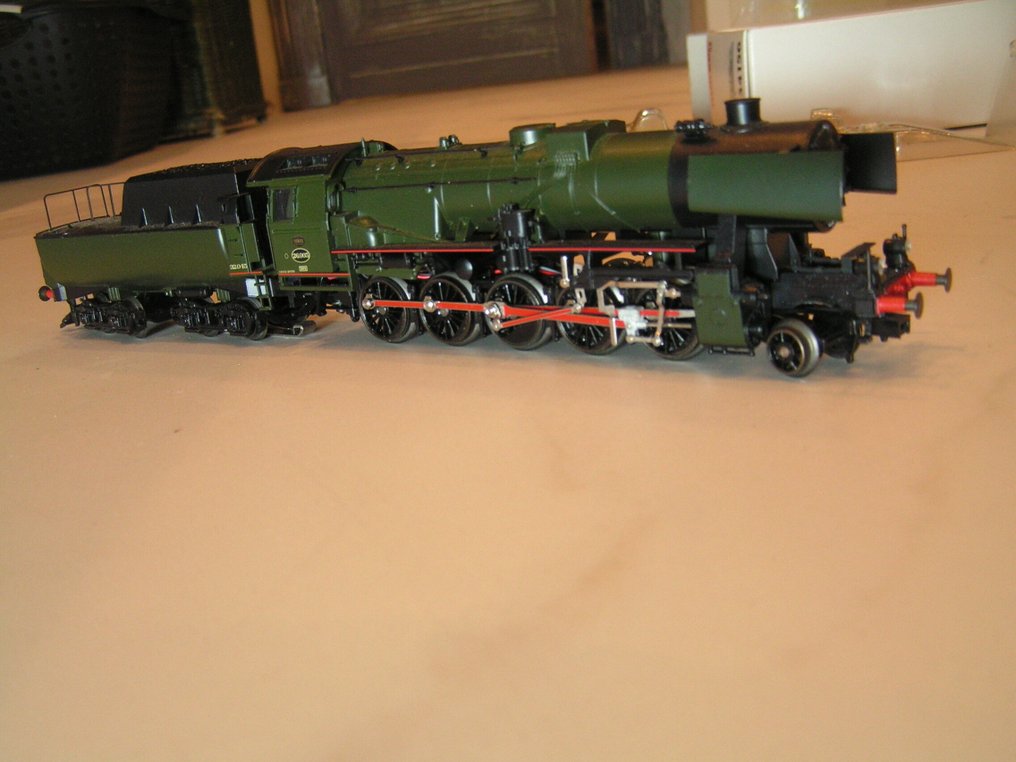 Märklin H0 - 34156 - Ατμομηχανή με όχημα μεταφοράς (1) - Τύπος 26 - NMBS #4.3