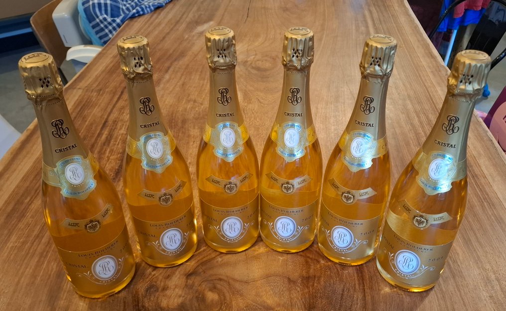 2009 Louis Roederer, Cristal - Champagne - 6 Flaskor (0,75L) #1.0
