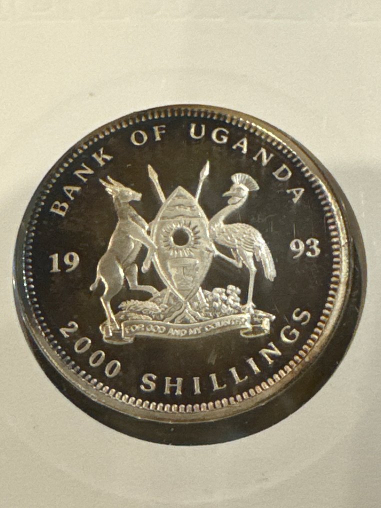 Uganda. 2000 Shillings 1993 Matterhorn - 20g (.999)  (χωρίς τιμή ασφαλείας) #1.0