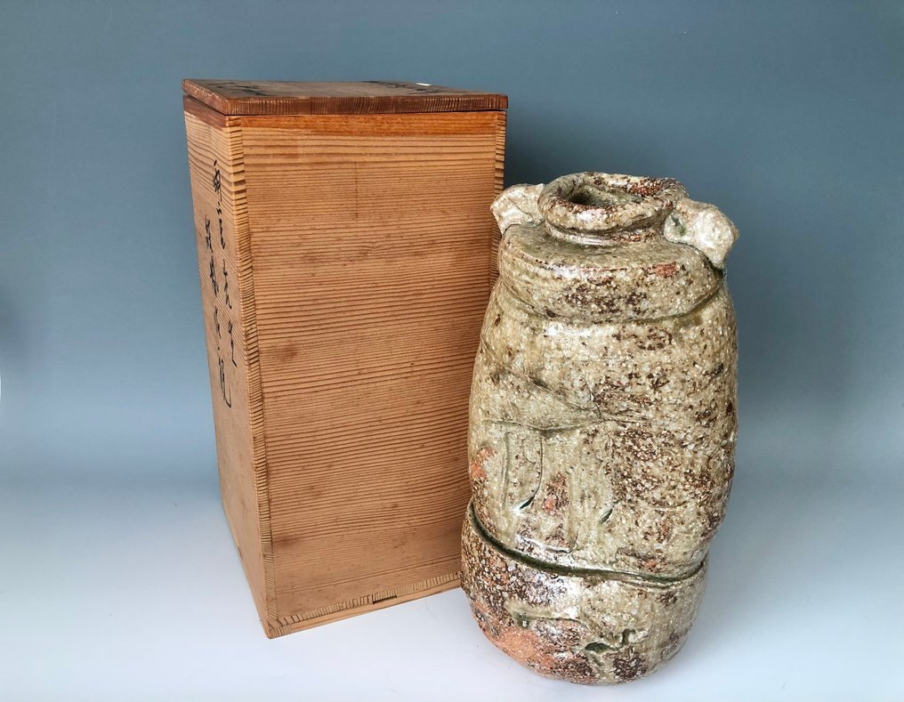 花瓶 - 石器 - 日本 - 伊贺陶瓷 #1.0