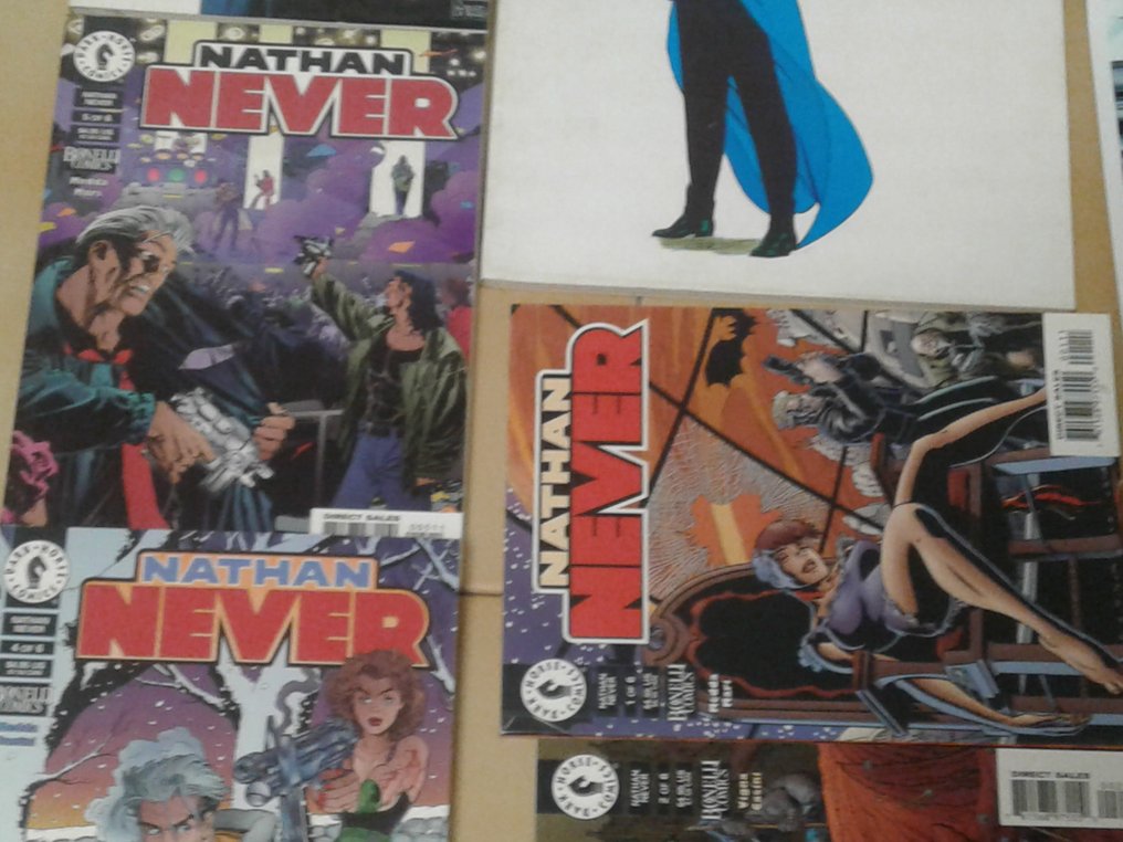 Nathan Never - volume + poster + serie completa 1/6 (Inglese) + cartoline - 10 Album - First edition #3.2