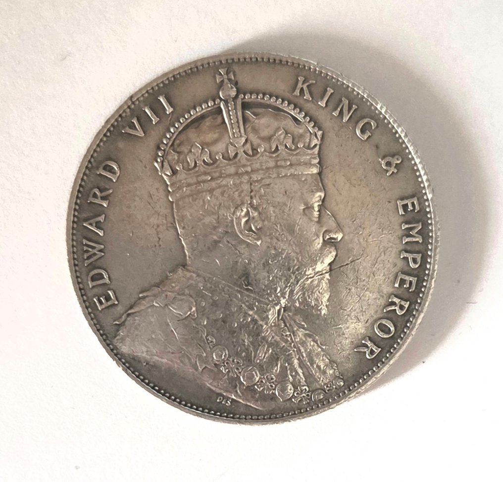 Straits Settlements. Edward VII. 1 Dollar 1907  (No reserve price) #2.1