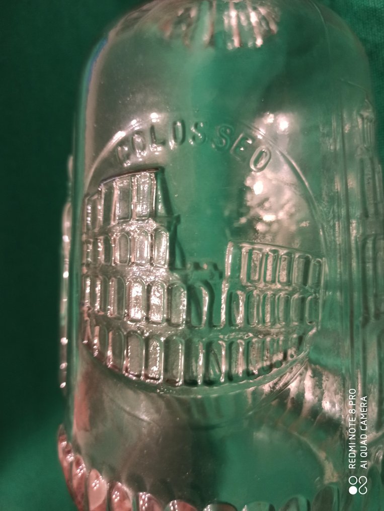 Μπουκάλι Άγια Χρονιά / Ιωβηλαίο 1900 - Στέμμα του Λέοντα XIII - 35 εκ. - Αντίκες - Γυαλί - 1900-1910 #4.3