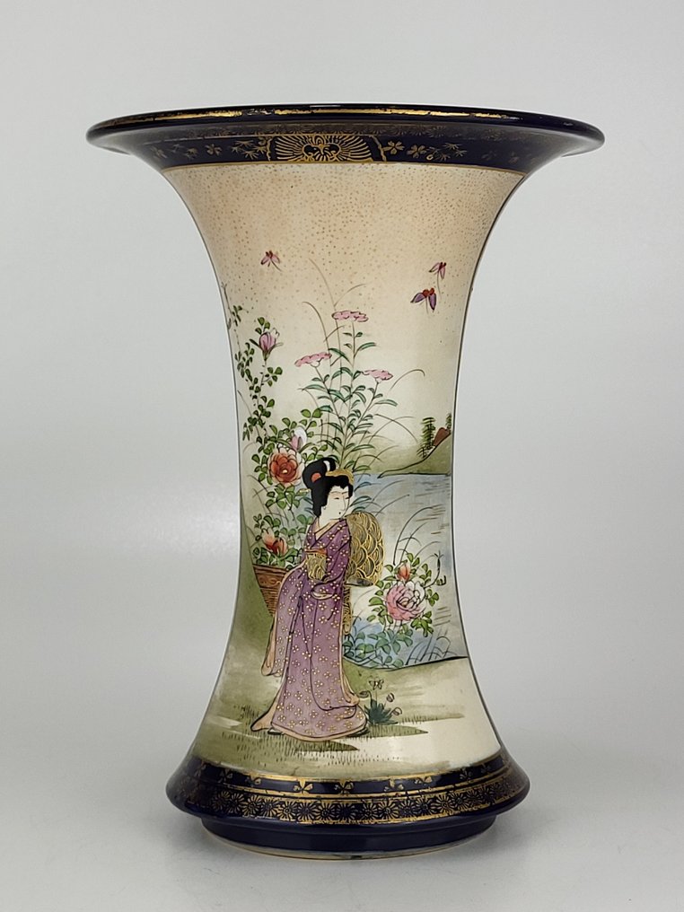 Βάζο - Πήλινο - Ιαπωνία - Meiji period (1868-1912) - Kusube Satsuma βάζο (χωρίς τιμή ασφαλείας) #2.1
