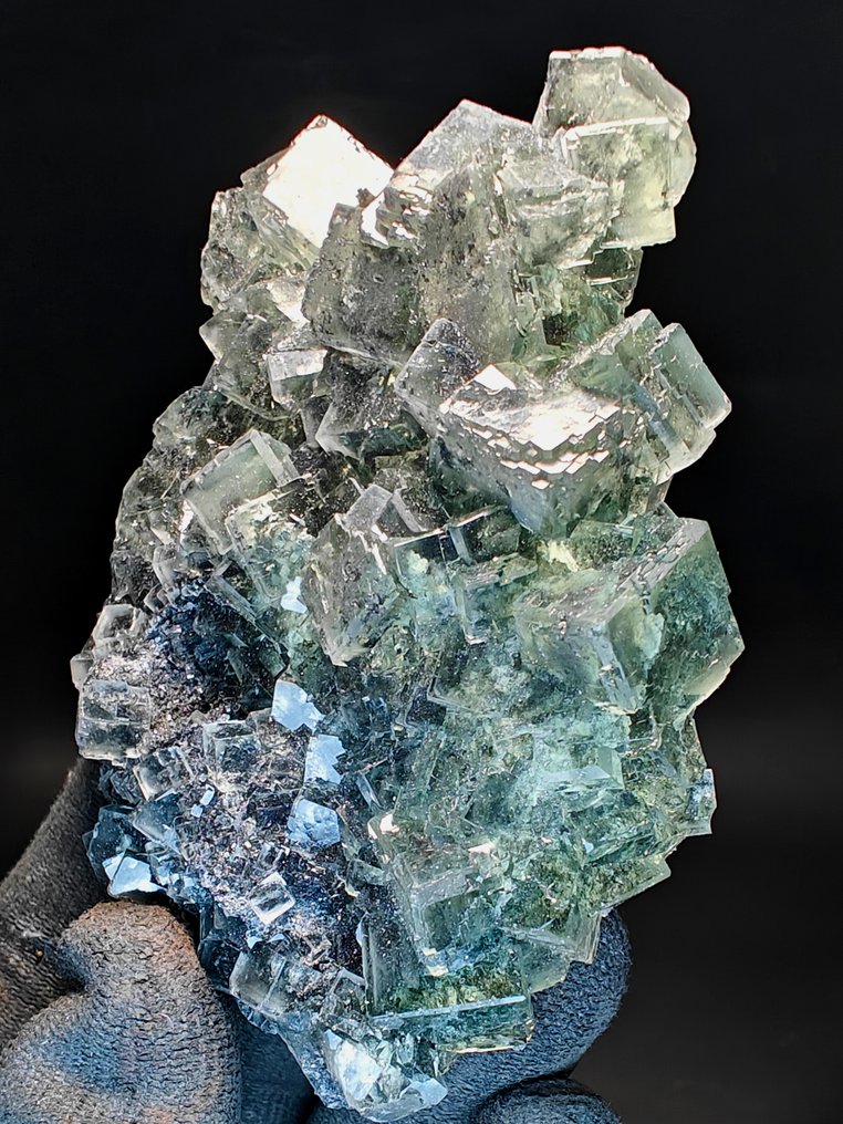 绿水晶 水晶矩晶体 - 高度: 10 cm - 宽度: 6 cm- 148 g #3.2