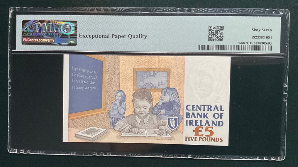 Irlanda. - 5 Pounds - 1999 - Pick 75b  (Sem preço de reserva) #1.0