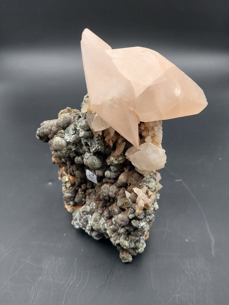 Ασβεστίτης Κρίσταλ στη μήτρα - Ύψος: 140 mm - Πλάτος: 90 mm- 760 g - (1) #1.0