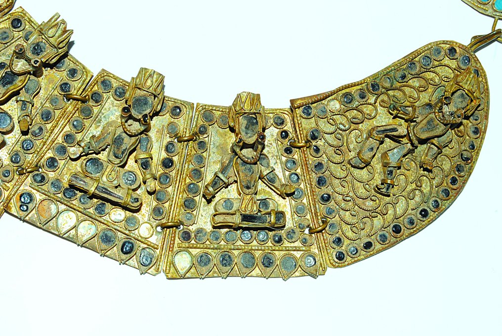 Παλαιά αλυσίδα λαιμού, ντόπιο έθιμο Νεβάρ Χιμάλαγια, τελετουργική αλυσίδα, λεπτομερώς σχεδιασμένη, - Νεπάλ (χωρίς τιμή ασφαλείας) #2.1