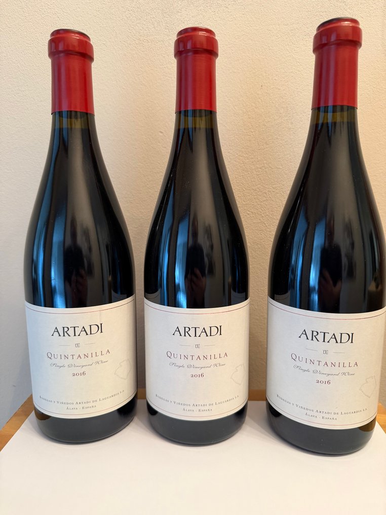2016 Bodegas Artadi, Quintanilla - Rioja - 3 Flaskor (0,75L) #1.0