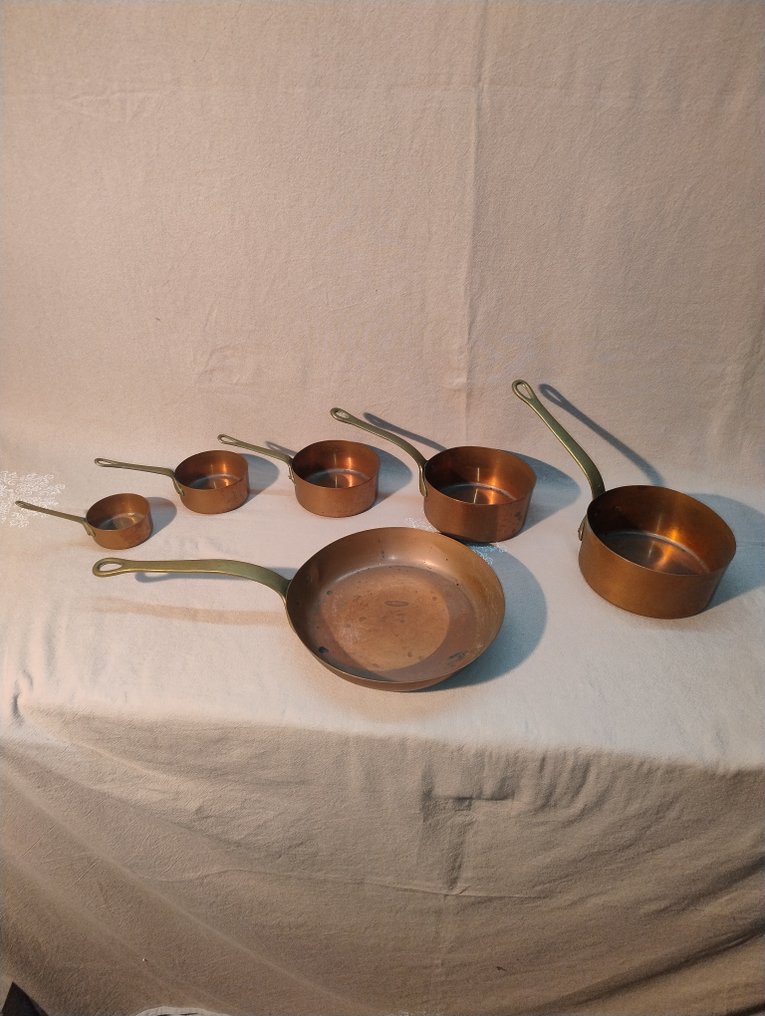 Σετ κατσαρόλας (6) - Χαλκός, Ορείχαλκος - Σετ κατσαρόλες και τηγάνια #1.0