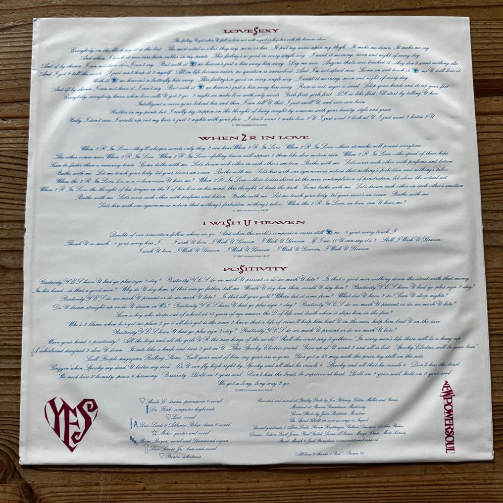 Prince - PRINCE and the Revolution - 多個標題 - 黑膠唱片 - 立體聲 - 1988 #3.2