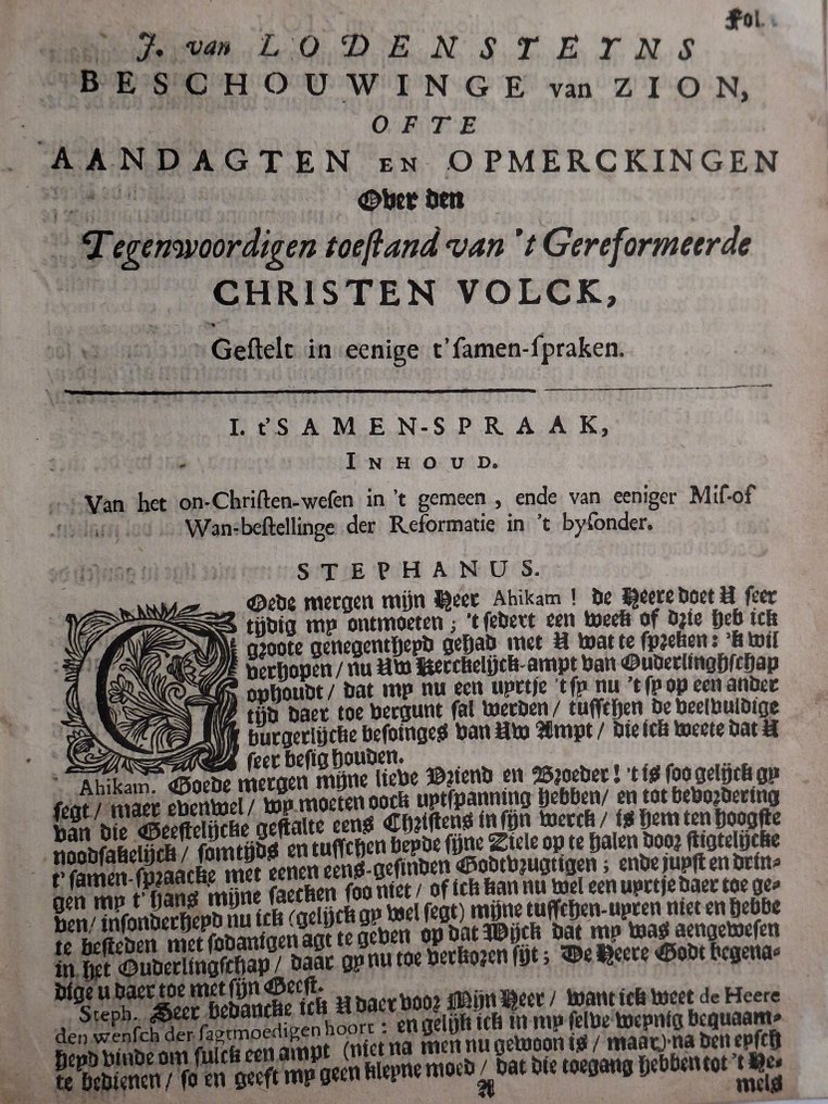 [gereformeerd] - J. van Lodensteyn - beschouwinge van Zion - 1674 #3.2