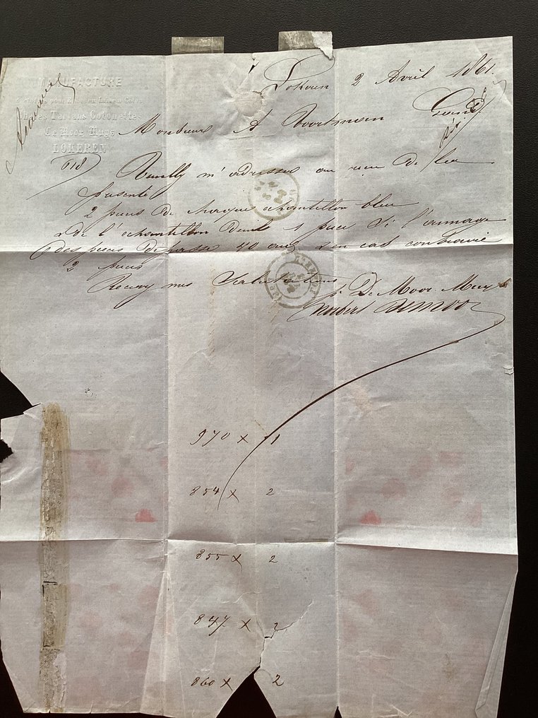 比利時  - 党派先驱者自1819年以来及旧奖章信件 #1.0