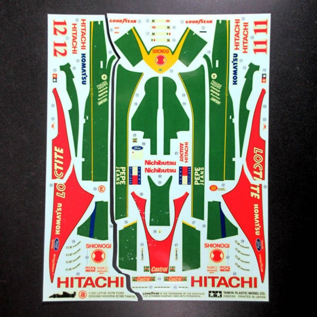 Tamiya 1:20 - 模型跑车 - Lotus 107B Ford #3.2
