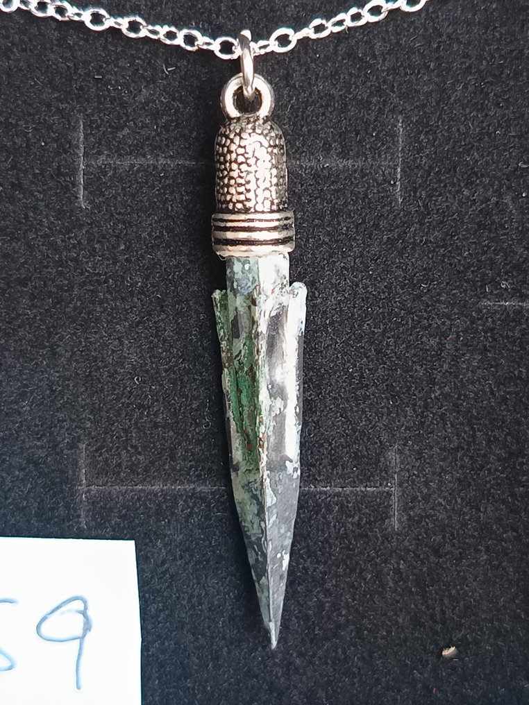Antico Greco Bronze Arrowhead #1.0