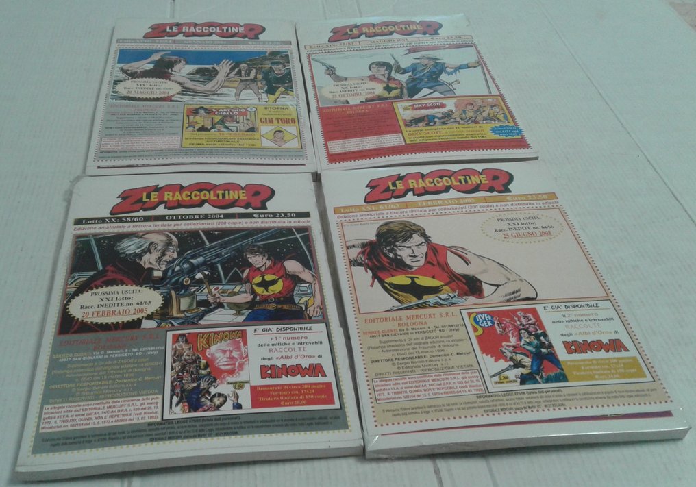 Zagor n° 52/63 - raccoltine anastatiche Mercury - 15 Comic #4.3