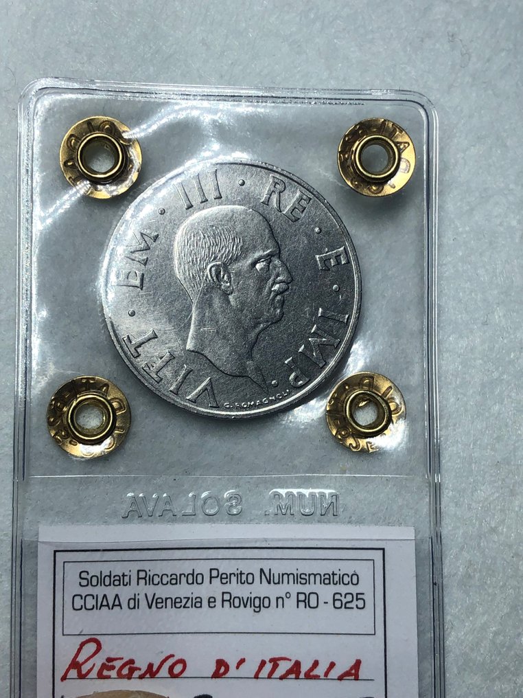 Ιταλία, Βασίλειο Vittorio Emanuele III. 2 Lire 1942 "Impero" #1.0