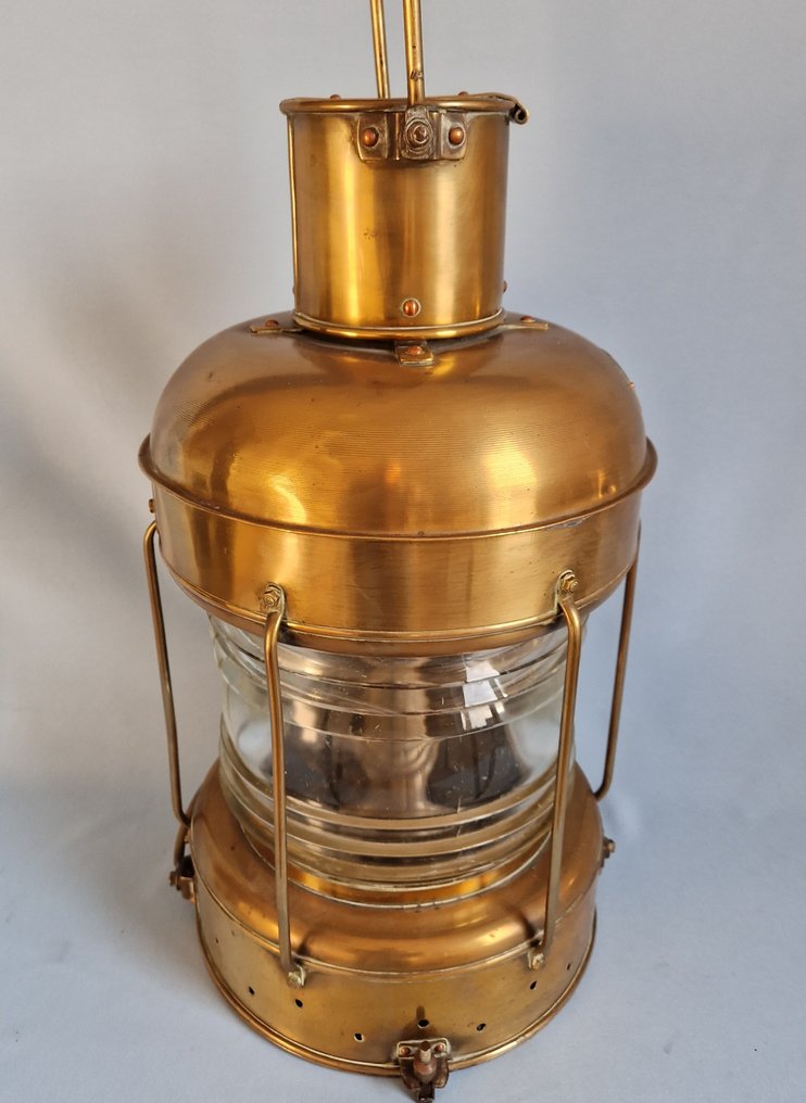 Nippon Sento Co Ltd Navigation lamp - Verre, Laiton #4.3