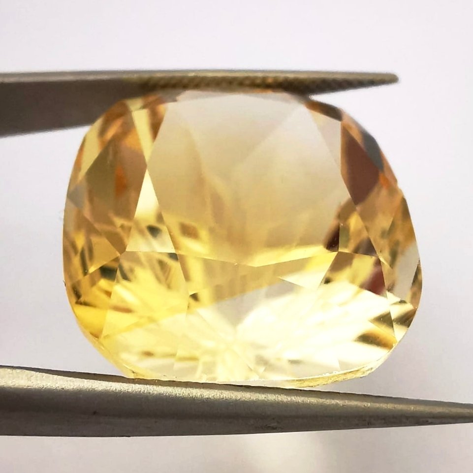 χωρίς τιμή ασφαλείας Κιτρίνης  - 32.09 ct - Antwerp Laboratory for Gemstone Testing (ALGT) - Ανοιχτό πορτοκαλοκίτρινο #2.1