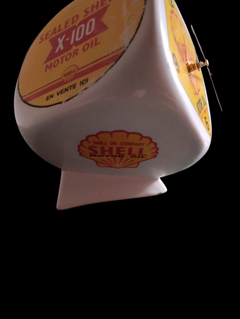 Clock -   Ceramic - 1970-1980 - Vintage pub clock #4.3