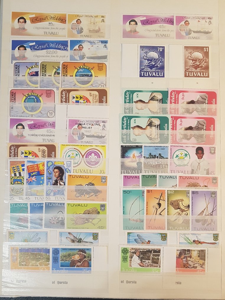 图瓦卢 1976/2001 - 高级分类文件夹收藏 #4.3