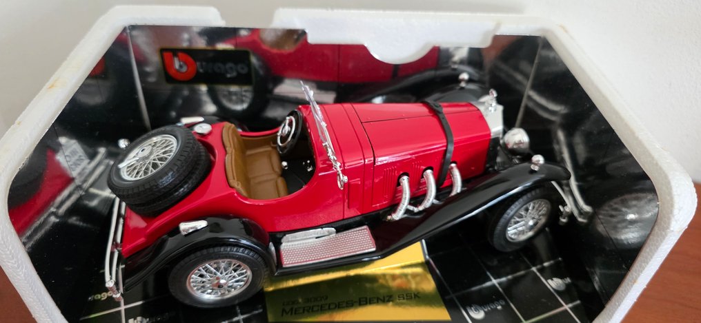 Bburago 1:18 - Modelbil - Mercedes-Benz SSK #2.1