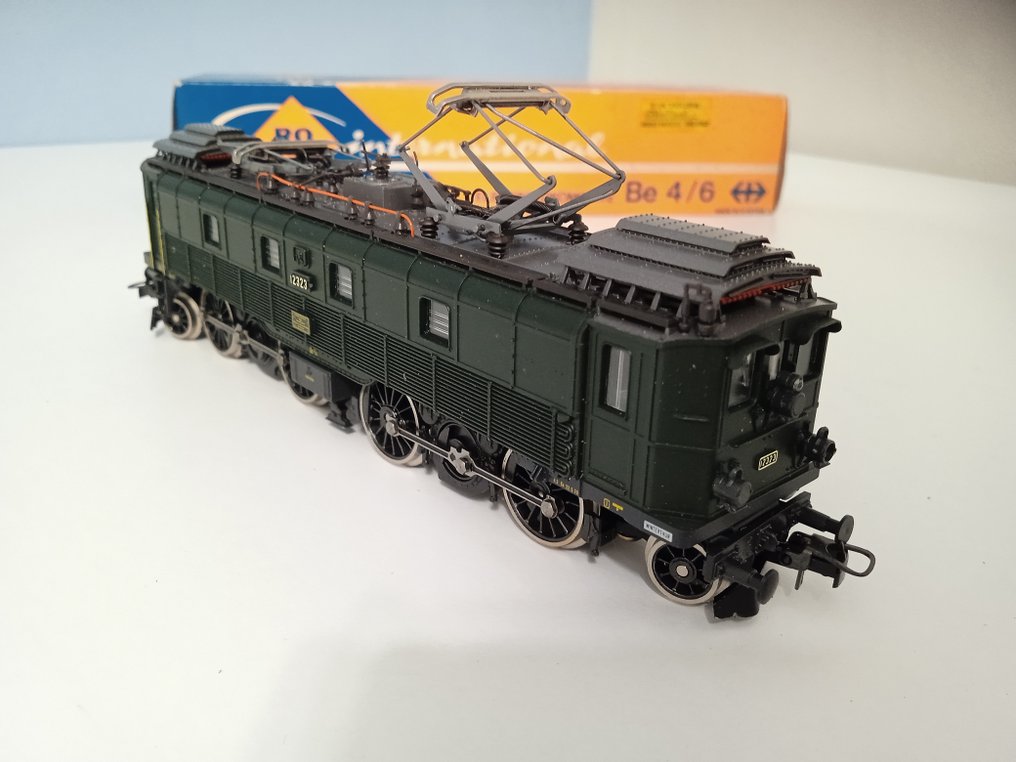 Roco H0 - 04191 A - Όχημα μεταφοράς ατμομηχανής (1) - Elektrolok Be 4/6 - Αρ. 12323 - SBB #1.0
