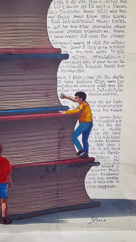 Giorgio Stocco - The climbers 90- opera unica #1.0