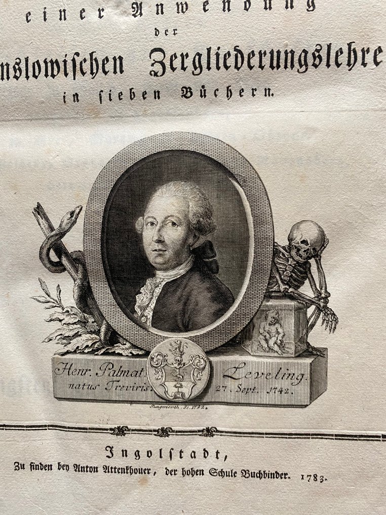 [VESALIUS, Andreas] LEVELING, Heinrich Palmaz - Anatomsche Erklarung der Original Figuren von Andrea Vesal[ius] - 1783 #4.3